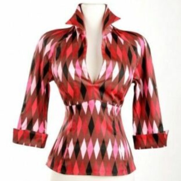 Pinup Couture Girl Clothing Lauren Top​ - Picture 1 of 8